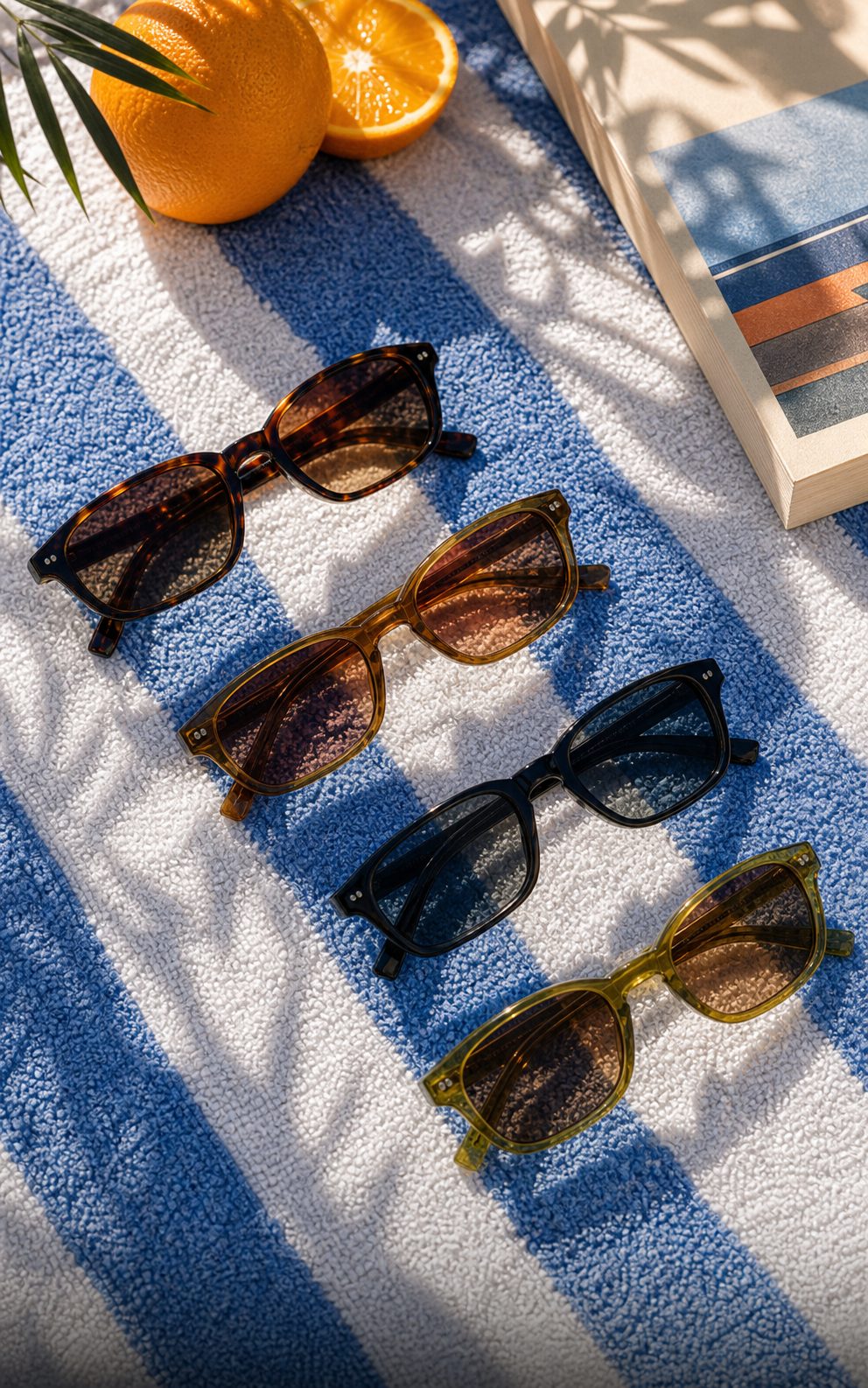 Lunettes Fauves pos&eacute;es au soleil